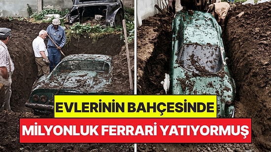 Çocuklar Oyun Oynarken Kazara Keşfetti: Bahçelerinde Milyonluk Ferrari Yatıyormuş