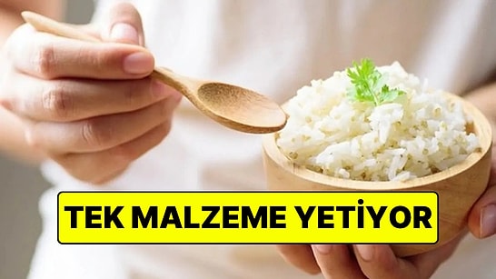 Pilavın Tane Tane Olmasını Sağlayan Basit Yöntem: Tek Bir Malzeme Yetiyor