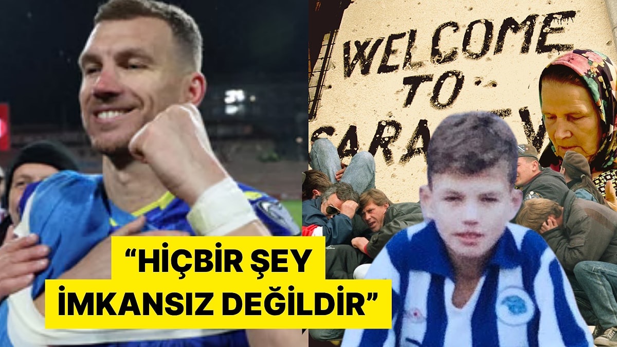 Bosna Hersek Kaptanı Edin Dzeko'dan Bosnalı Çocuklara Duygu Dolu Mektup