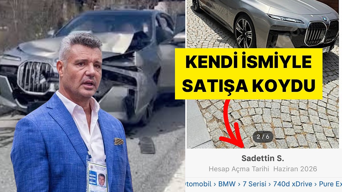 3.1 Milyon Hasar Kaydı: Sadettin Saran Kaza Yaptığı Otomobilini Satışa Koydu