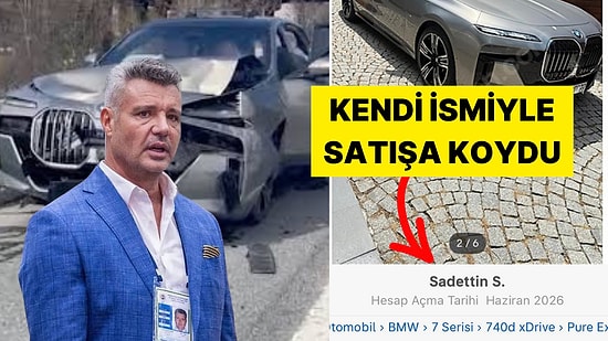 3.1 Milyon Hasar Kaydı: Sadettin Saran Kaza Yaptığı Otomobilini Satışa Koydu