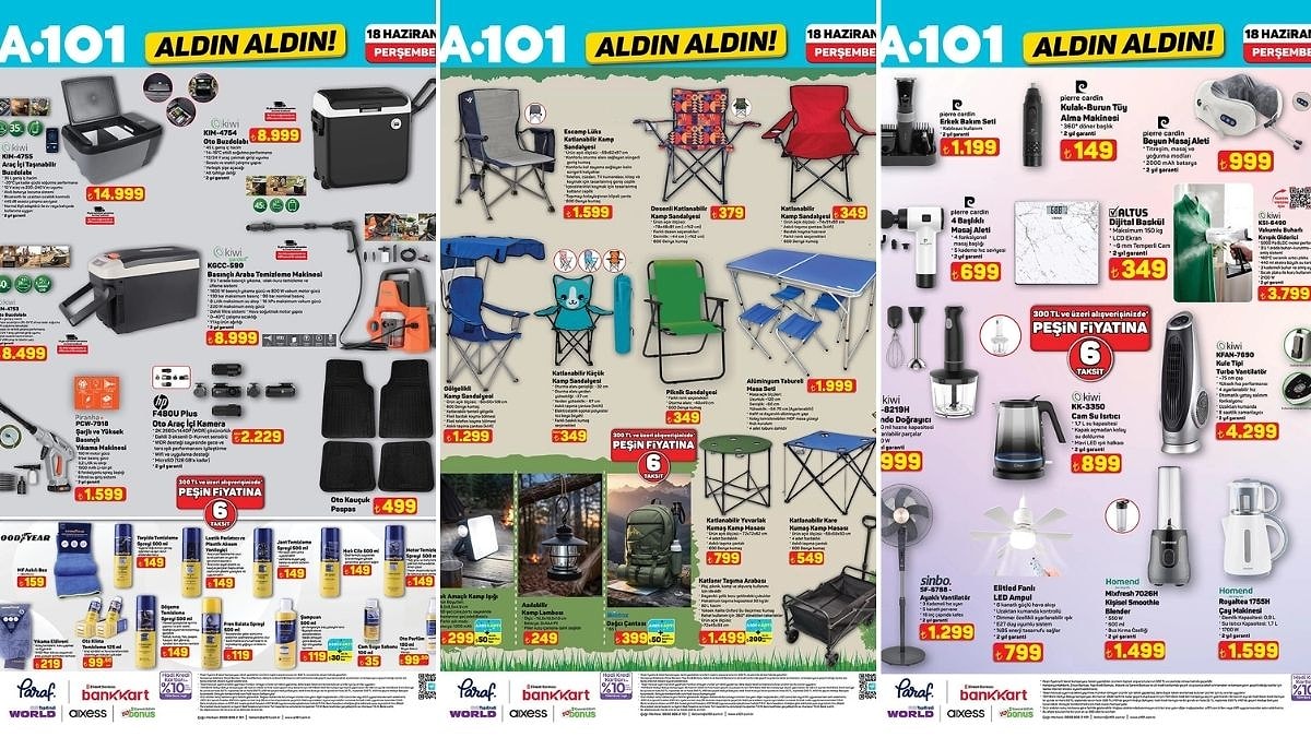 A101'e Kule Tipi Vantilatör Geliyor! 18 Haziran 2026 A101 Aldın Aldın Kataloğu