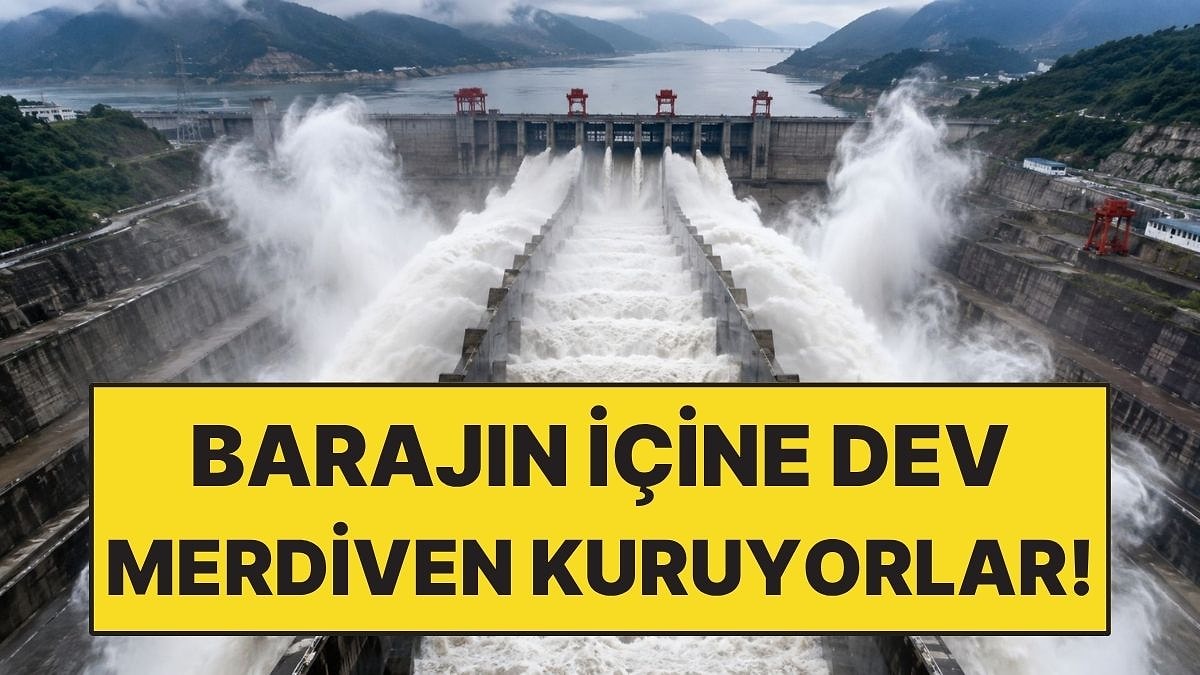 Barajın İçine Gemi Asansörü Gibi Çalışacak Dev Sistem Kuruyorlar