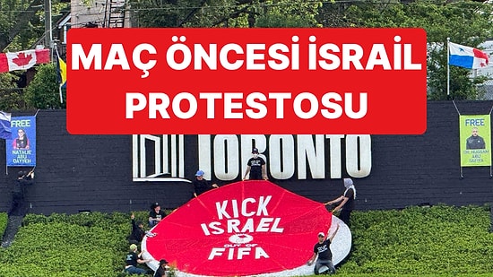 Kanada - Bosna Hersek Maçı Öncesinde FIFA'yı Kızdıracak Protesto: Yahudiler, İsrail'i Protesto Etti