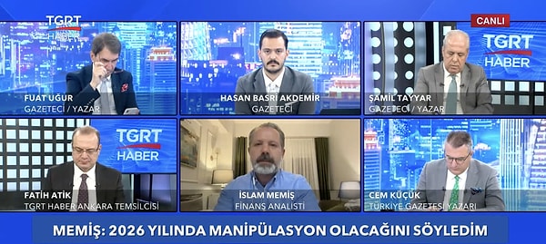 İslam Memiş ve Şamil Tayyar canlı yayında birbirine girdi.