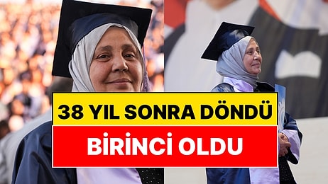 Kanser Nedeniyle Ara Verdiği Üniversiteden 38 Yıl Sonra Birincilikle Mezun Oldu