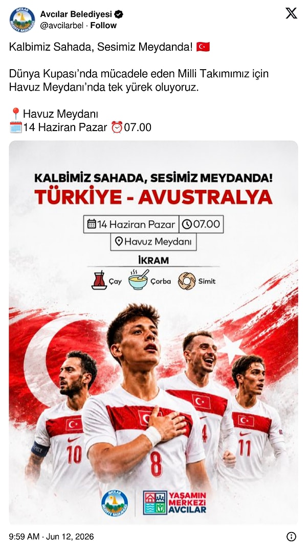 Avcılar Belediyesi 👇🏻