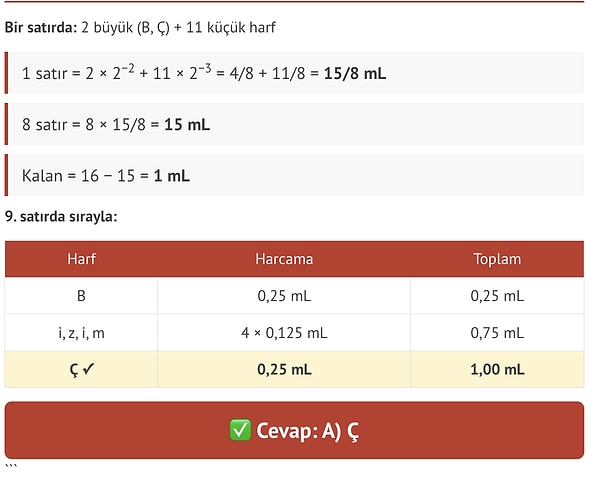 Peki çözüm ne?