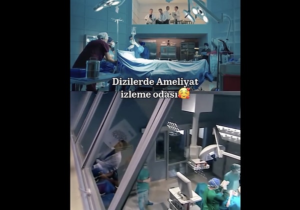Peki, dizilerde gördüğümüz o konforlu, geniş pencereli ameliyat izleme odaları gerçek hastanelerde ve ameliyathanelerde neden yok?