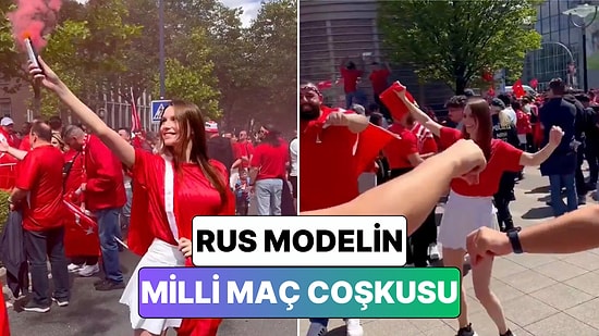 Arda Güler Hayranlığıyla Bilinen Rus Model Svetlana Alekseeva Türk Taraftarlarla Meşale Yakıp Dans Etti