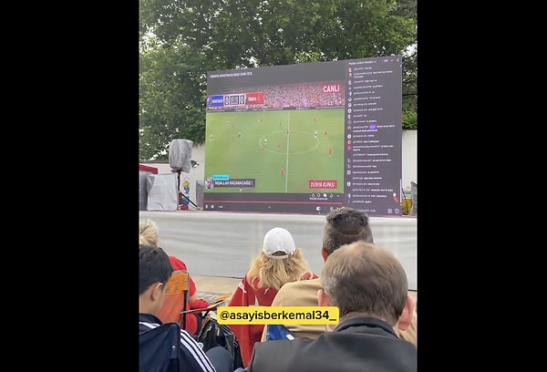 Dakikalar sonra fark ettiler