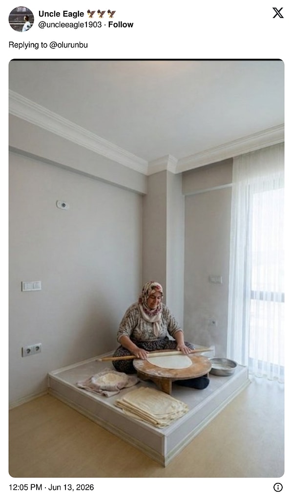 Sınırsız gözleme köşesi.
