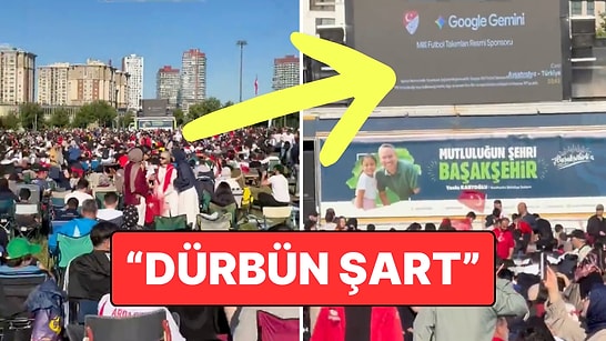 "Projeksiyondan Hallice": Başakşehir'deki 'Minik' Ekranlı Milli Maç Organizasyonu Gündem Oldu