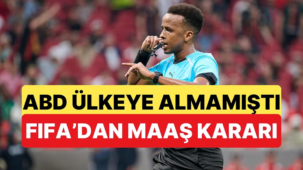 ABD'nin Vize Vermediği Hakem Omar Artan'a FIFA Maaş Ödeyecek