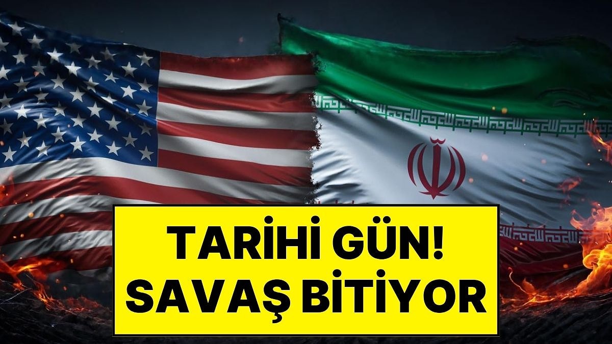 ABD ile İran Arasında Tarihi Anlaşma! Savaş Sona Erdi