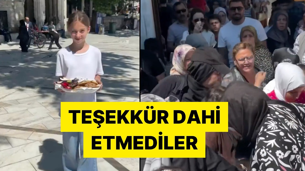 Eyüp Sultan'da Ziyaretçilere Kurabiye İkram Eden Genç Neye Uğradığını Şaşırdı