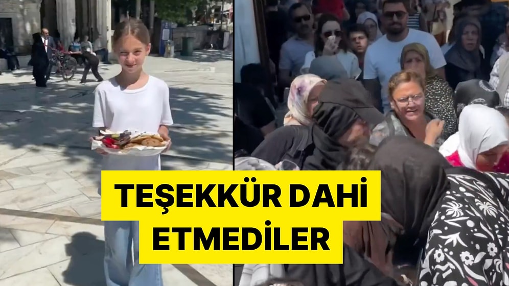 Eyüp Sultan'da Ziyaretçilere Kurabiye İkram Eden Genç Neye Uğradığını Şaşırdı