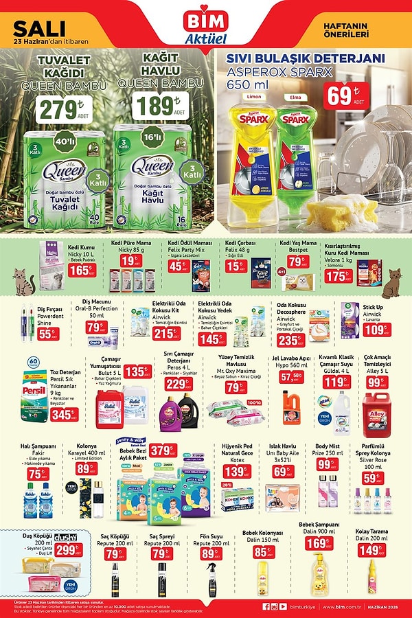 Queen Bambu Tuvalet Kağıdı 40'lı 279 TL