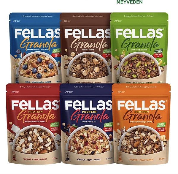 Sağlıklı atıştırmalık ve yüksek proteinli bar stoklamak isteyenler için Fellas ürünlerinde kat kat indirim!