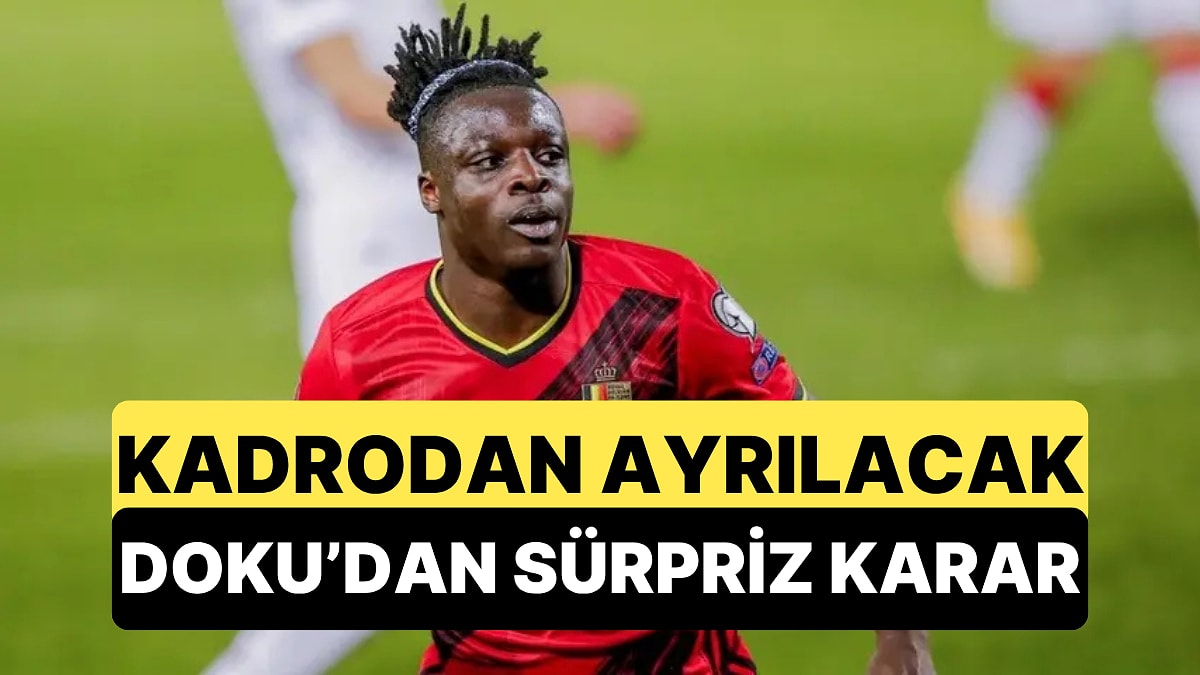 Jeremy Doku eşinin doğumu nedeniyle kamptan ayrılmayı düşünüyor