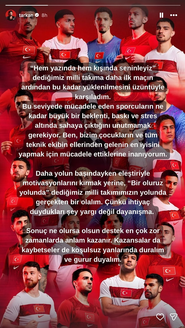 Tarkan'ın paylaşımı 👇