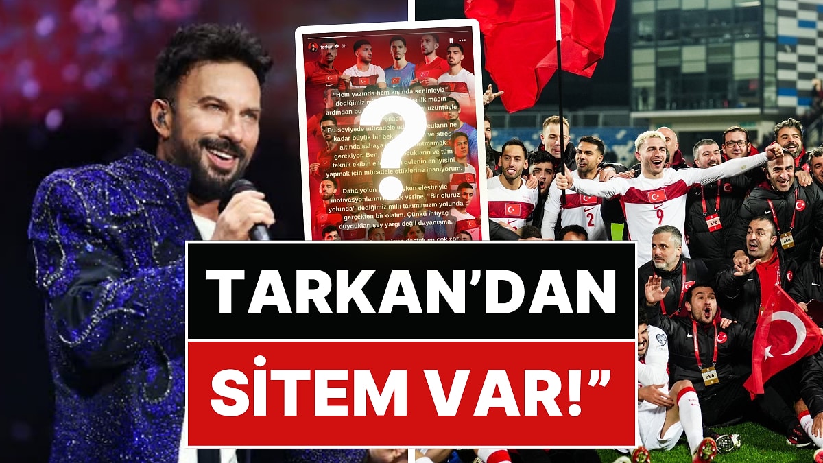 Tarkan’dan Mağlubiyet Sonrası “Çok Yüklenilen” Milli Takım’a Tam Destek Mesajı