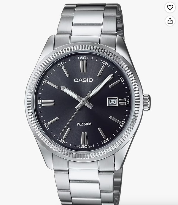 Anılara ve zamana büyük değer veren yengeç erkekleri için zamansız bir klasik olan Casio erkek kol saati!