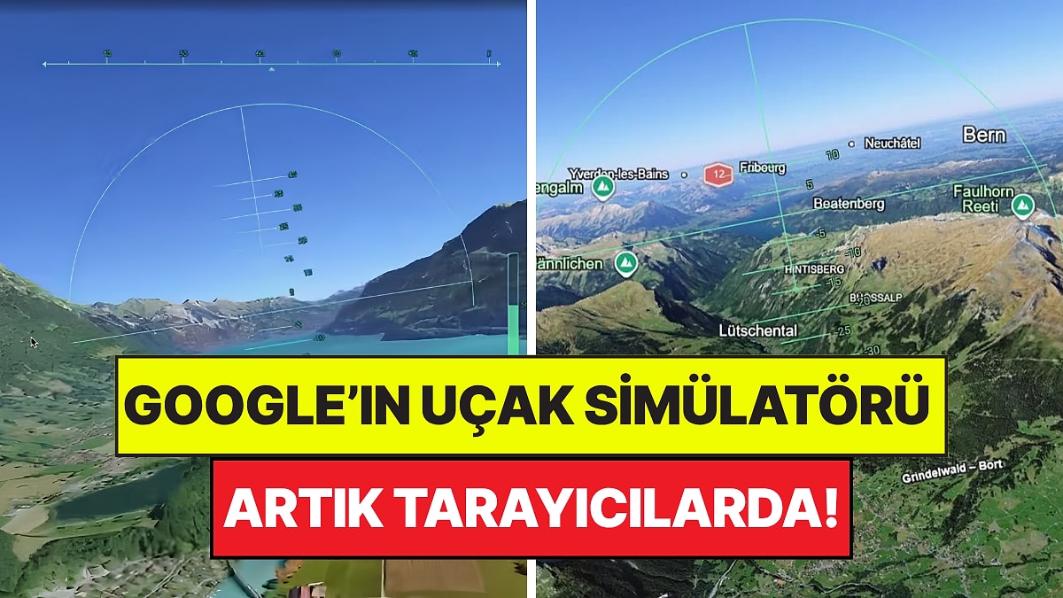 Dikkat, Bağımlılık Yapıyor! Google'ın Meşhur Uçuş Simülatörü Tarayıcılara Geldi