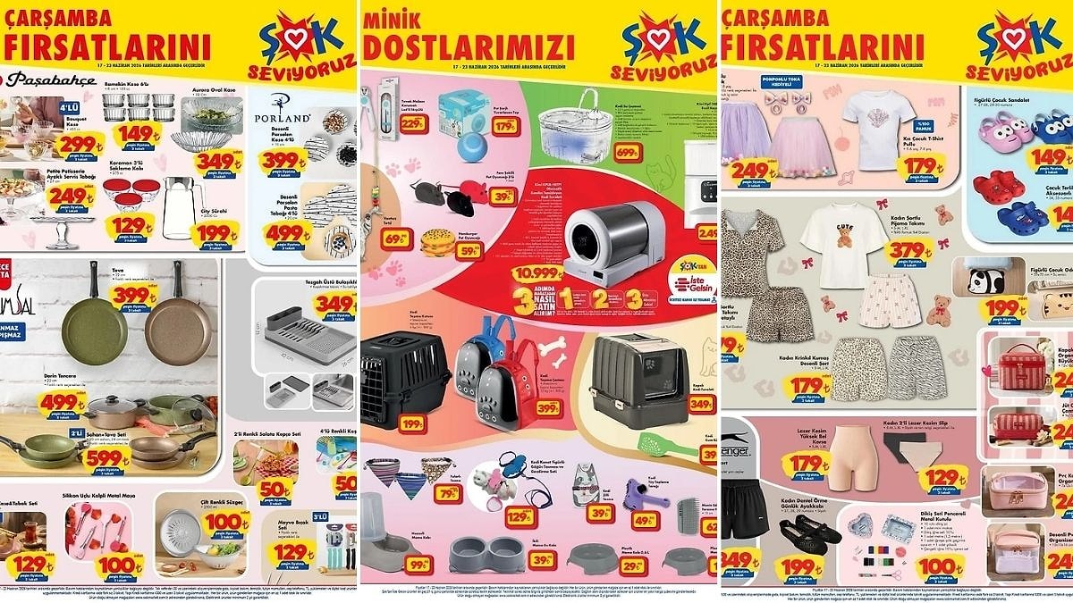 ŞOK'a Aşure Malzemeleri Geliyor! 17 Haziran 2026 ŞOK Aktüel Ürünler Kataloğu