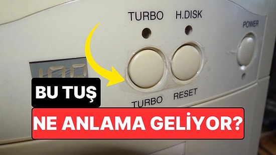 Eski Bilgisayarlardaki TURBO Düğmesi Ne İşe Yarıyordu?