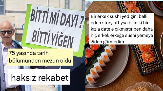 Tarihe Şahit Olanlardan Sushi Yiyen Erkeğe Son 24 Saatin Viral Tweetleri