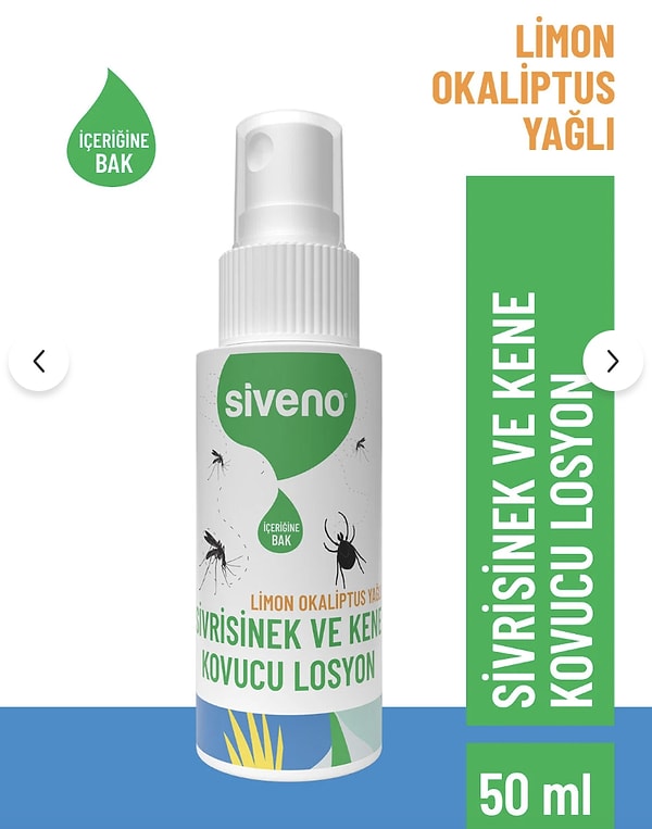 Yaz seyahatlerinin ve tatil bavullarının koruyucu ürünü Siveno bitkisel sivrisinek kovucu sprey losyonda çoklu alım fırsatı!