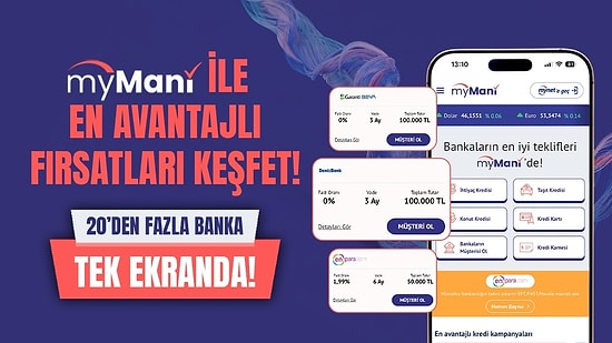 20’den Fazla Banka Tek Ekranda! %0 Faizli Fırsatlar ve Dahası İçin Tıkla