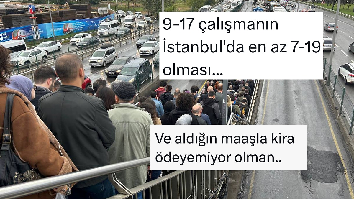 İstanbul'da Yaşayanların Yürek Burkan Ortak Çilesi