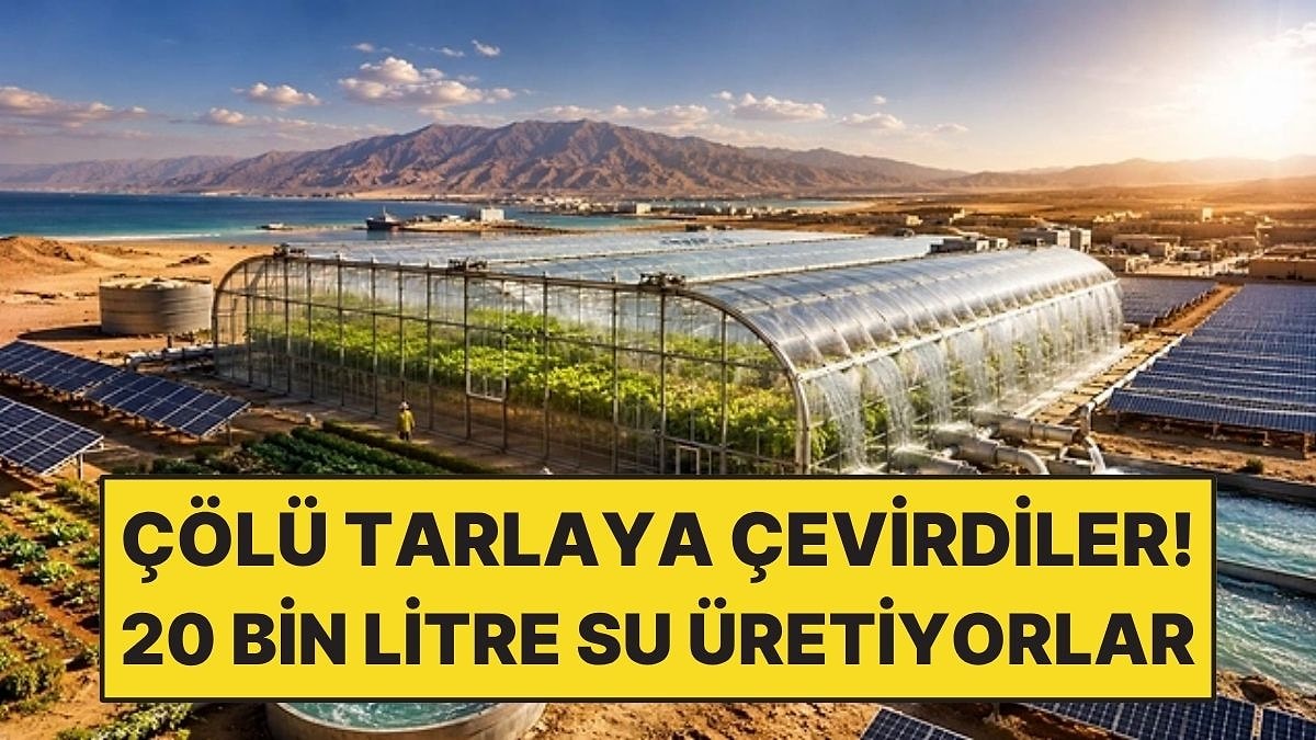 Çölü tarlaya çeviren mucize teknoloji