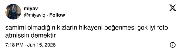İyi kriter...