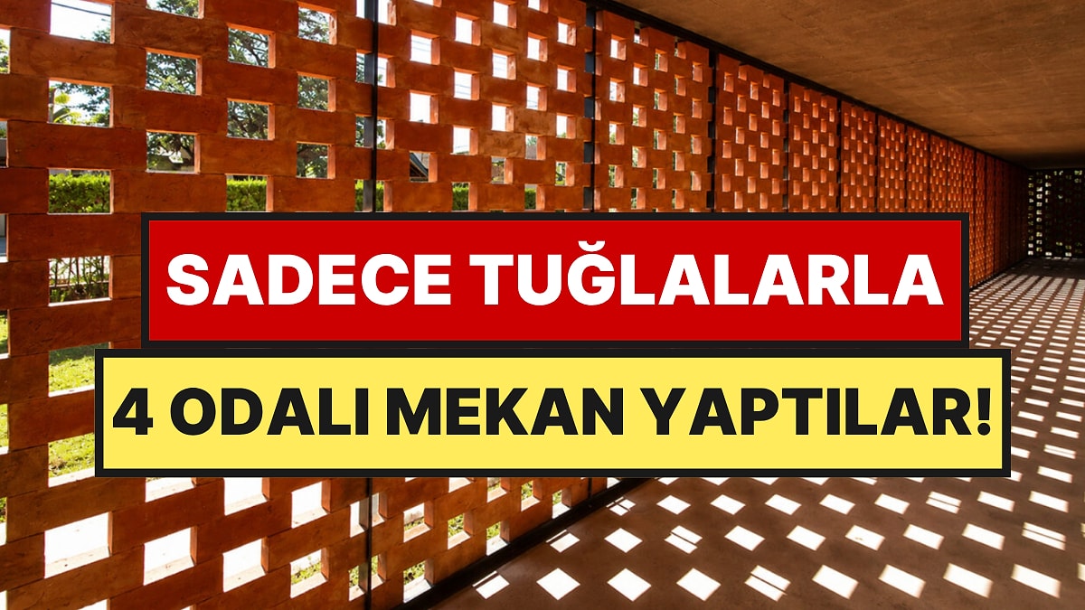 Harç Yok, Sıva Yok, Boya Yok: Sıradan Tuğlalarla Ezber Bozan Yapı İnşa Ettiler