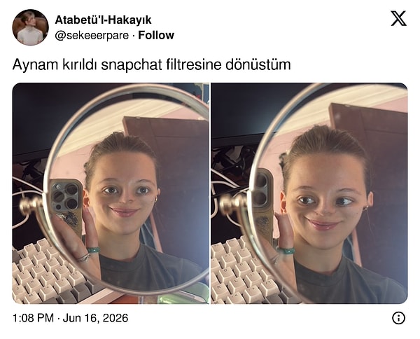 Eskiden şaka aynaları olurdu.