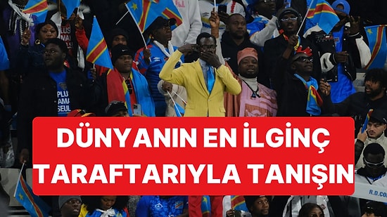 Demokratik Kongo Tribünlerindeki İlginç Taraftarının Ardında Çok Derin Bir Hikaye Var