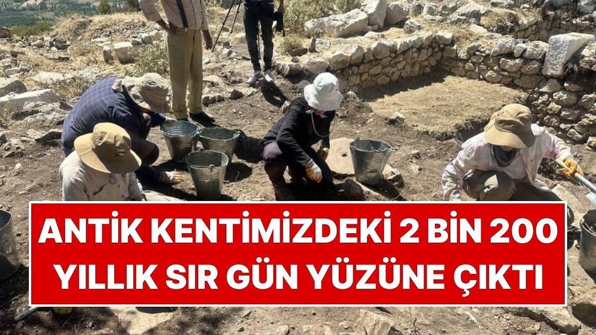 Türkiye'nin 2.200 Yıllık Antik Kentinde Beklenmedik Sır Gün Yüzüne Çıktı