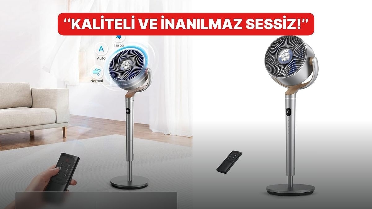 Yaz Sıcaklarında Kurtarıcınız Olacak:  Dreo Turbopoly Uzaktan Kumandalı Ayaklı Vantilatör İndirimde!