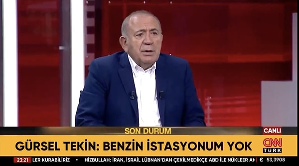 Gürsel Tekin'den canlı yayında küfür.
