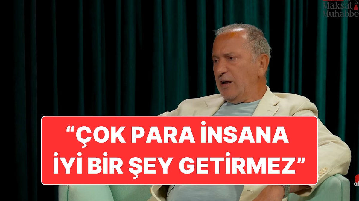 Fatih Altaylı’nın Para ve Zenginlikle İlgili Açıklamaları Sosyal Medyada Gündem Oldu
