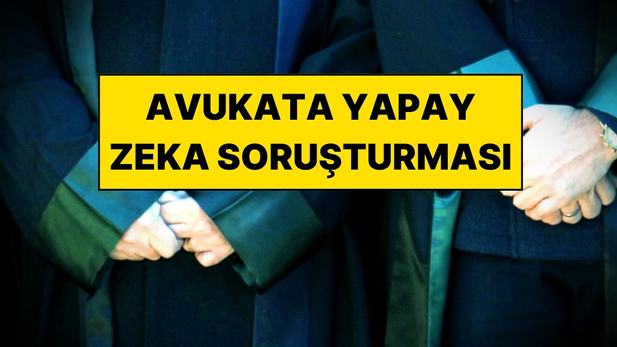 Türkiye'de Bir İlk: Dilekçesinde Yapay Zeka Kullanan 25 Yıllık Avukata Soruşturma Şoku