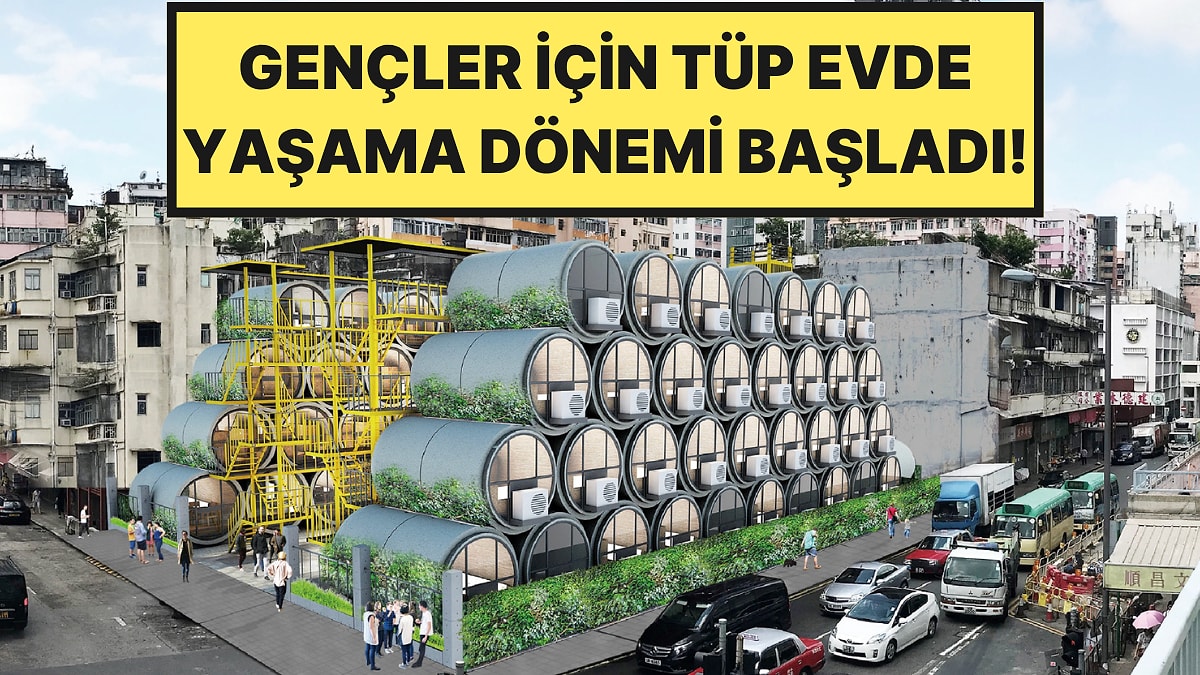 Gençler İçin "Tüp Ev" Dönemi Başladı: Su Borularının İçinde Yaşayacaklar