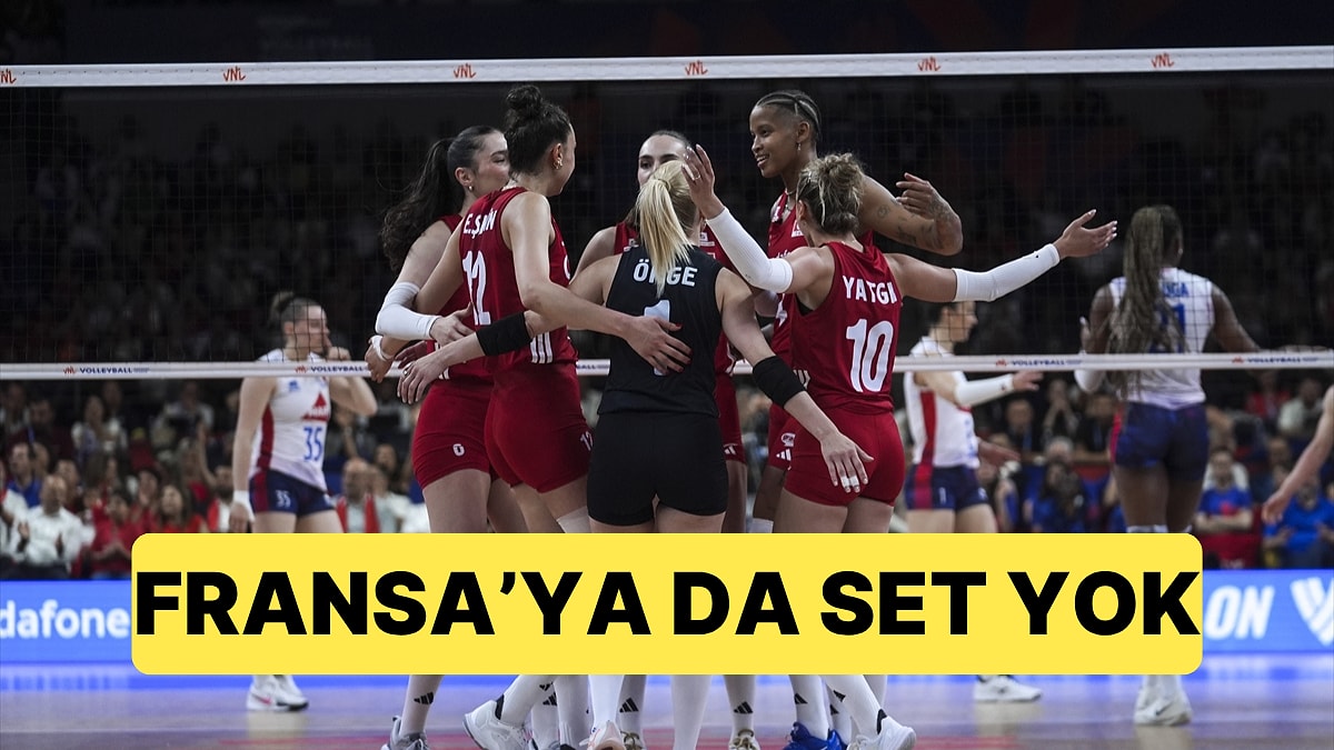 Milletler Ligi'nde Türkiye, Belçika'nın Ardından Fransa'yı da 3-0'la Geçti
