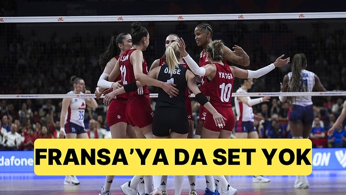 Milletler Ligi'nde Türkiye, Belçika'nın Ardından Fransa'yı da 3-0'la Geçti