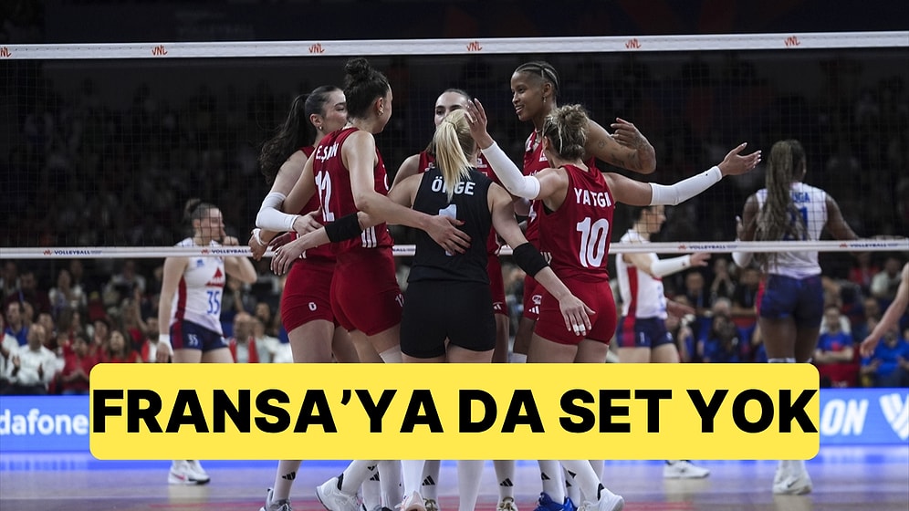 Milletler Ligi'nde Türkiye, Belçika'nın Ardından Fransa'yı da 3-0'la Geçti