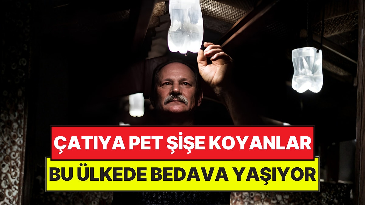 Burada Çatıya Pet Şişe Koyanlar Bedava Yaşıyor: Sistem 30 Ülkede Kullanıyor
