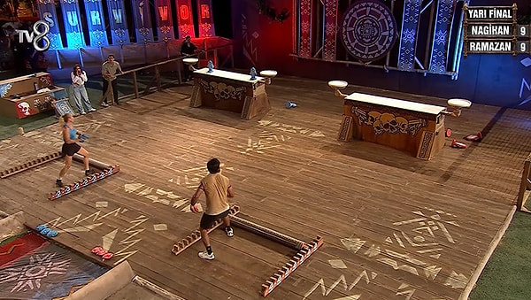 Survivor'da yarı final mücadelesinde heyecan doruktaydı.